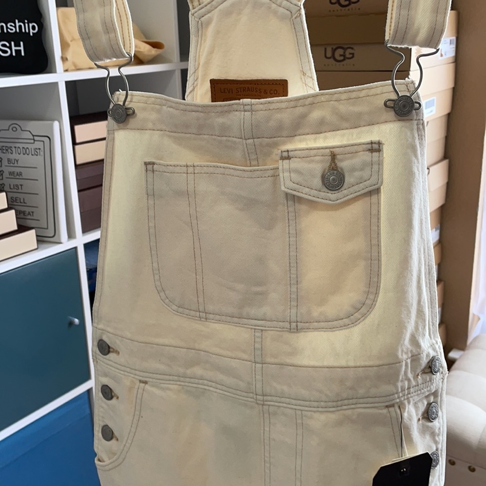 SOLD NWT Levi's Vintage Utility Shortall Tofu - Picture 8 of 11